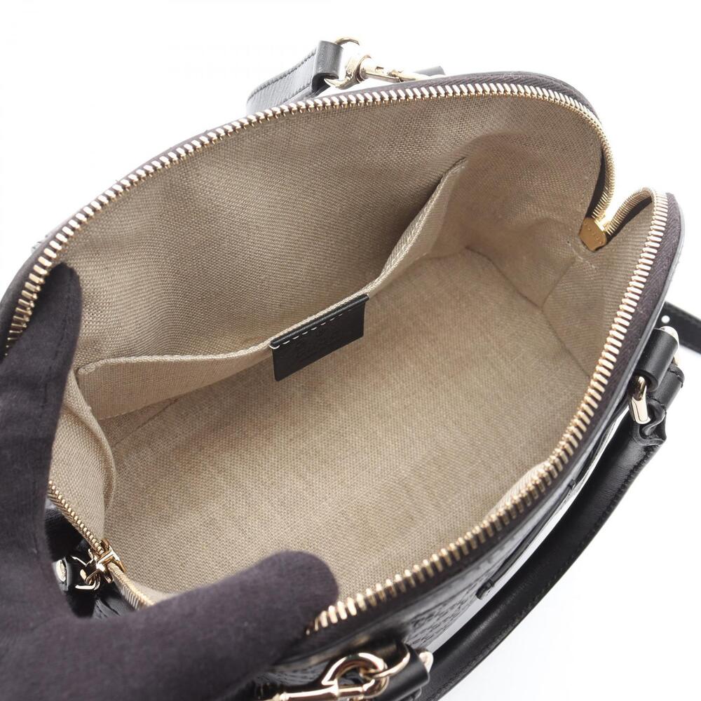 Gucci guccissima Handbag Leather Black - Picture 3 of 7